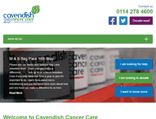 Tablet Screenshot of cavcare.org.uk